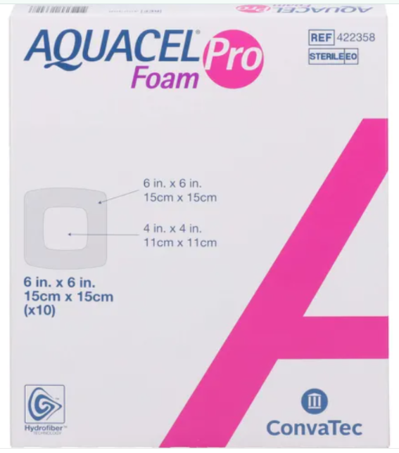 AQUACEL Foam Pro 15x15cm 10 Stück