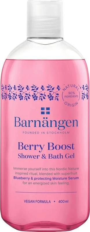 BARNÄNGEN Shower Gel&Bath Berry Boost Fl 400ml