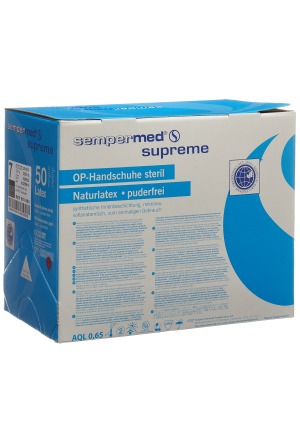 Sempermed Supreme OP Handschuhe 5.5 steril 50 Paar