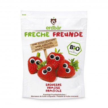 Freche Freunde Fruchtchips Erdbeere Btl 12g