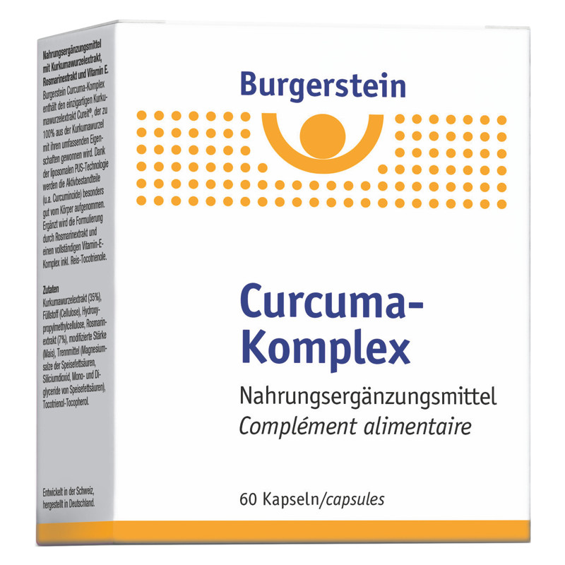 BURGERSTEIN Curcuma-Komplex Kapseln 60 Stück BURGERSTEIN Curcuma-Komplex Kapseln 60 Stück