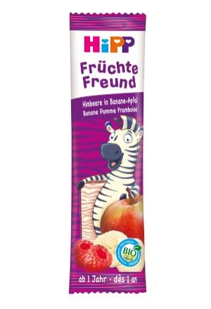 HIPP Bio Früchte Freund Himbeere Banane Apfel 23g HIPP Bio Früchte Freund Himbeere Banane Apfel 23g