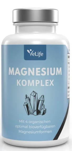 VELIFE Magnesium Komplex Kapseln Ds 120 Stück