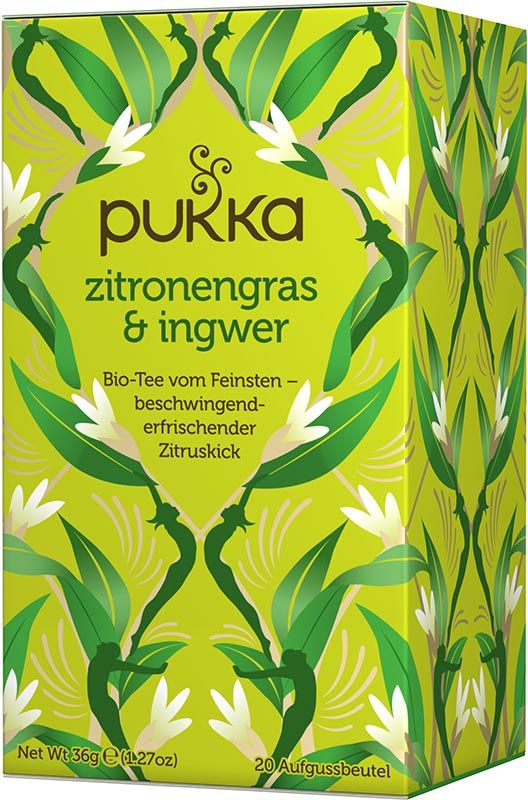 Pukka Zitronengras & Ingwer Tee Bio 20 Beutel