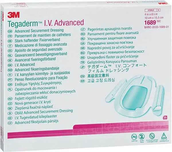 3M TEGADERM IV Advanced 10x15.5cm (n) 25 Stück