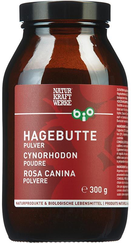 NATURKRAFTWERKE Hagebutte Pulver Bio NFP Btl 300g NATURKRAFTWERKE Hagebutte Pulver Bio NFP Btl 300g