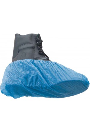 SAHAG Schuhüberzug Polyurethan blau 100 Stück