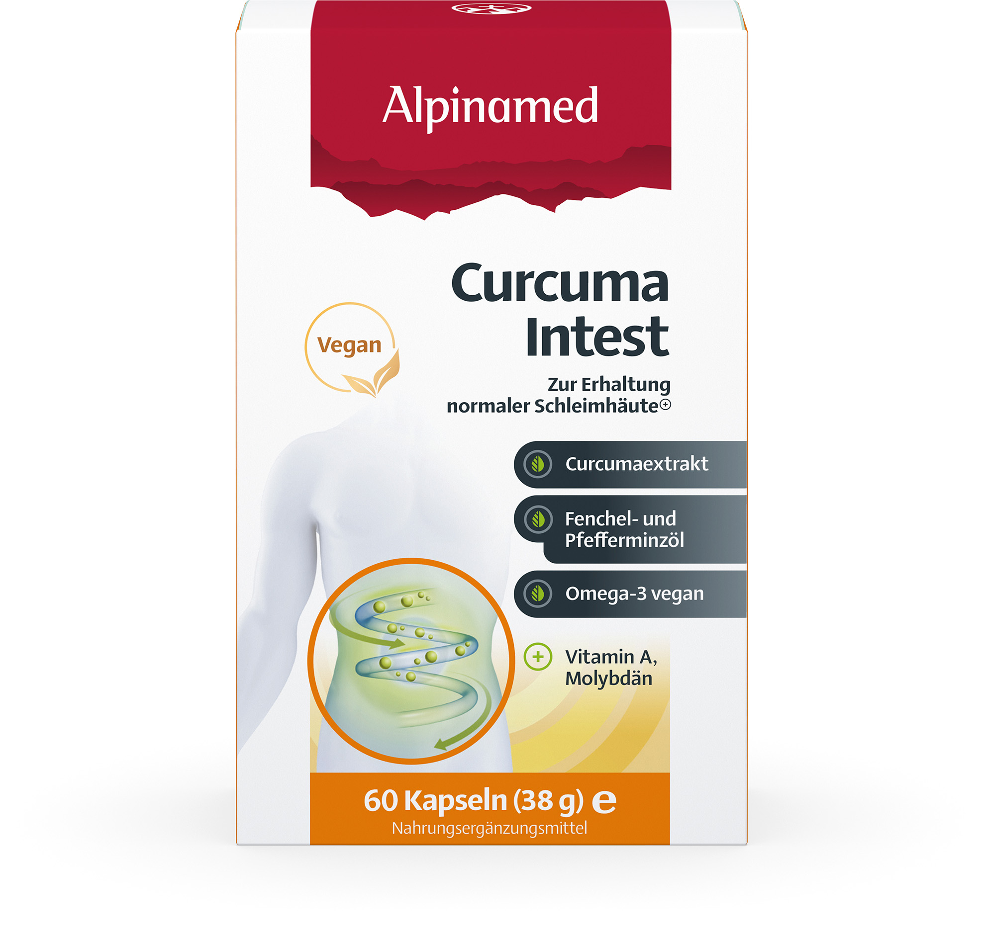 ALPINAMED Curcuma Intest Kapsel 60 Stück ALPINAMED Curcuma Intest Kapsel 60 Stück