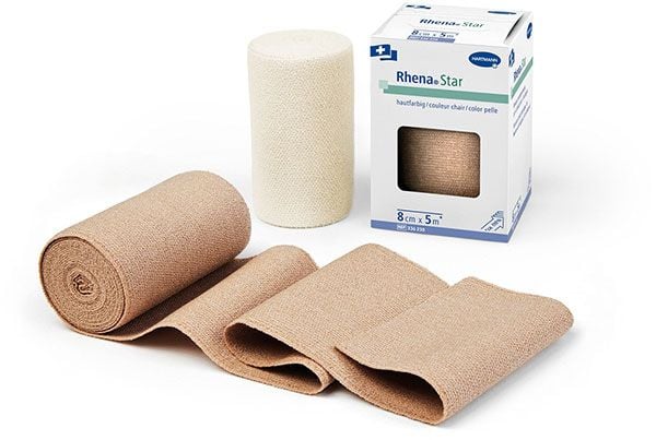 RHENA Star Elast Binde 8cmx5m hautf offen 10 Stück RHENA Star Elast Binde 8cmx5m hautf offen 10 Stück