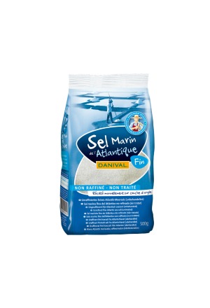 DANIVAL Salz fein aus dem Atlantik 500g
