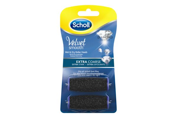 Scholl Velvet Smooth Pedi Rollen extra stark Diamond 2 Stück Scholl Velvet Smooth Pedi Rollen extra stark Diamond 2 Stück