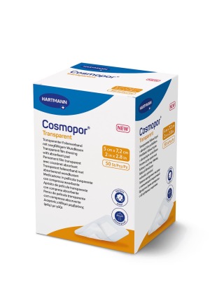 Cosmopor transparent 5x7.2cm steril 50 Stück