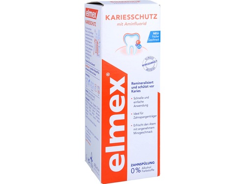 elmex KARIESSCHUTZ Zahnspülung 400ml elmex KARIESSCHUTZ Zahnspülung 400ml