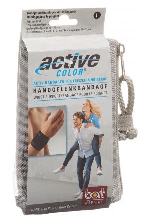 Bort ActiveColor Handgelenkbandage M -19cm schwarz Bort ActiveColor Handgelenkbandage M -19cm schwarz