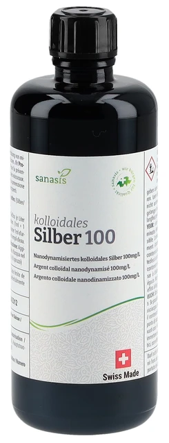 sanasis Kolloidales Sil 100 Glasflasche 100ml
