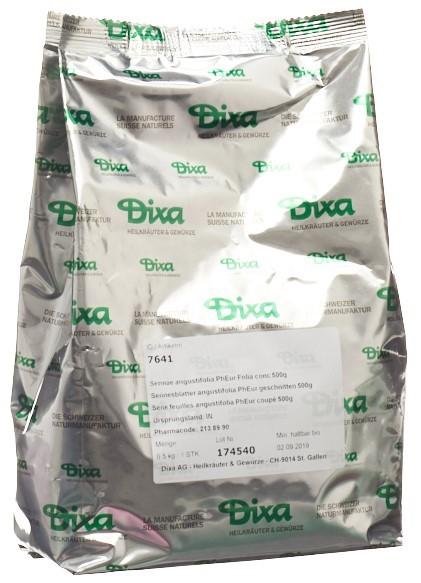 Dixa Sennesblätter angustifolia PhEur geschnitten 500g Dixa Sennesblätter angustifolia PhEur geschnitten 500g