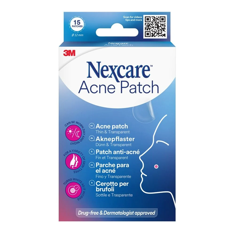 3M NEXCARE Akne-Pflaster 1x15x12mm dünn tr 15 Stück