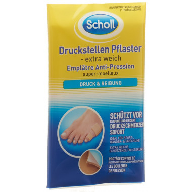 Scholl Druckstellen Pflaster extra weich Scholl Druckstellen Pflaster extra weich