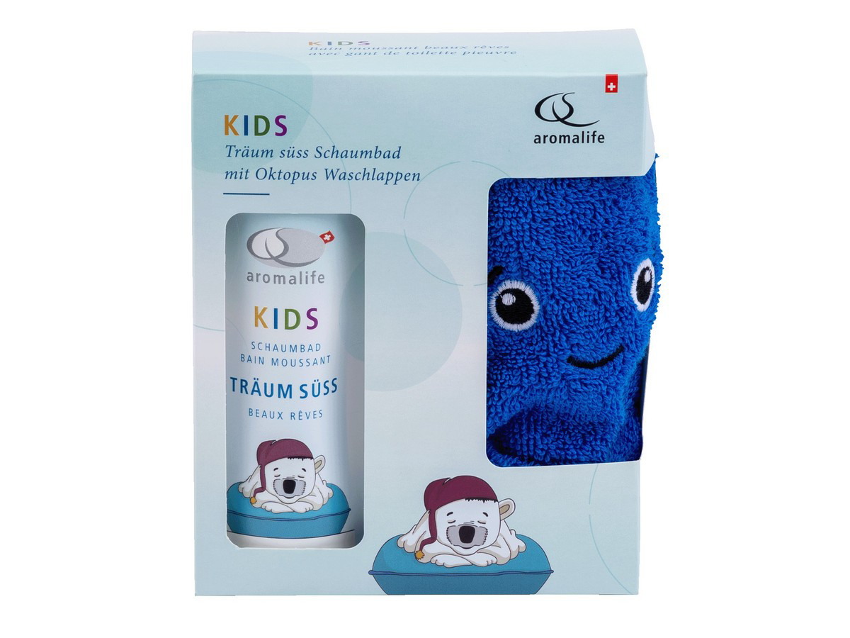 AROMALIFE Geschenkset Kids Träum süss Bad Waschlap AROMALIFE Geschenkset Kids Träum süss Bad Waschlap