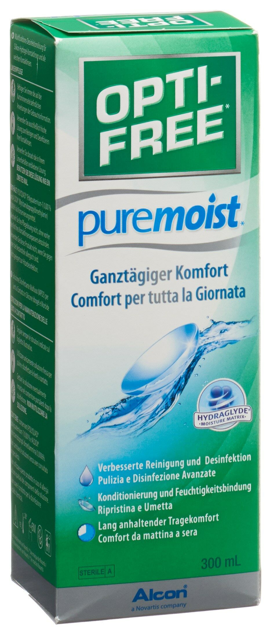 OPTI-FREE® PureMoist Multifunktions-Desinfektionslösung 300ml OPTI-FREE® PureMoist Multifunktions-Desinfektionslösung 300ml