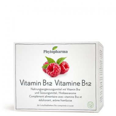 PHYTOPHARMA Vitamin B12 Lutschtabletten 60 Stück PHYTOPHARMA Vitamin B12 Lutschtabletten 60 Stück