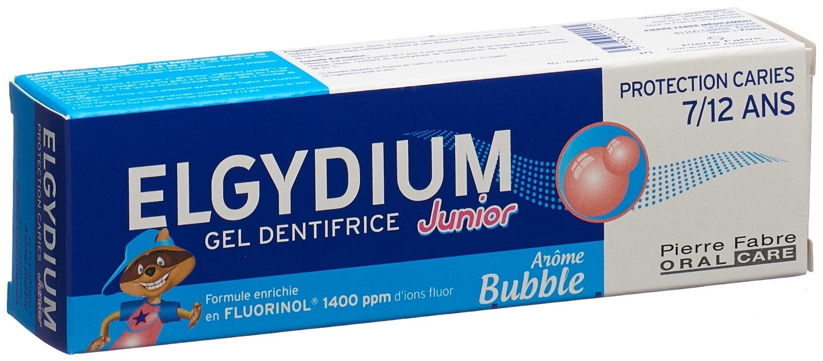 Elgydium Junior Bubble 7-12 Jahre Zahnpasta 50ml