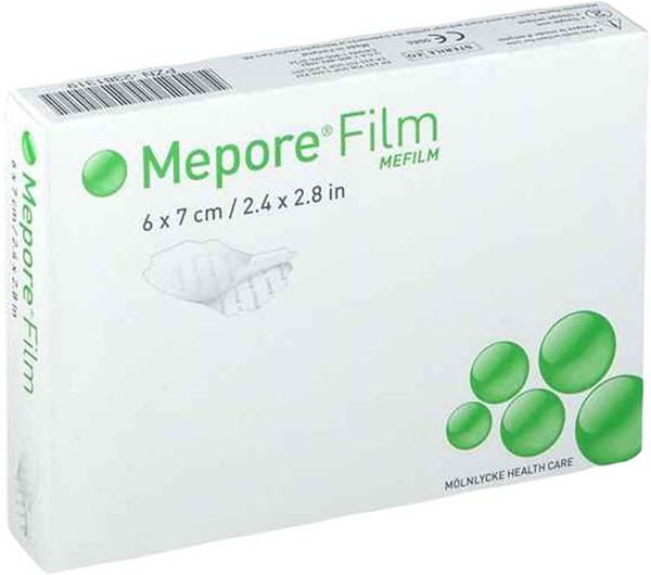 Mepore FILM Folienverband 6x7cm st neu 100 Stück