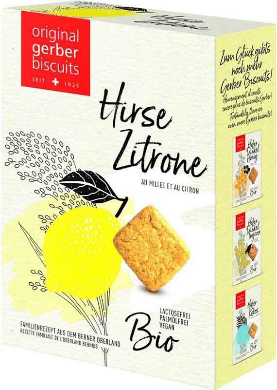 GERBER Hirse Zitrone Biscuits Bio 160g