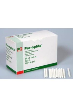 Pro-ophta Augenstäbchen weiss steril 20 Btl 20 Stück