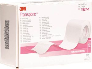 3M Transpore Rollenpflaster 25mmx9.14m transparent 12 Stück 3M Transpore Rollenpflaster 25mmx9.14m transparent 12 Stück