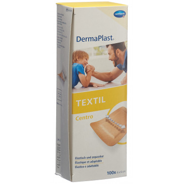 Dermaplast Textil Centro 4cmx6cm hautfarbig 100 Stück Dermaplast Textil Centro 4cmx6cm hautfarbig 100 Stück