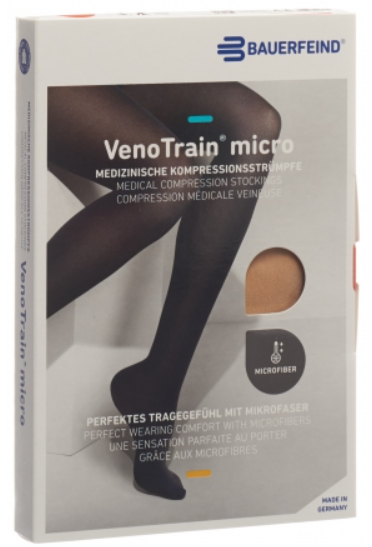 Bauerfeind VT MICRO AD KKL2 M n/s geschlossene Fussspitze schwarz 1 Paar