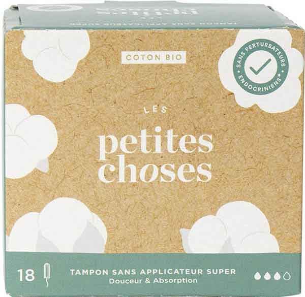 LES PETITES CHOSES Tampons super Bio 18 Stück