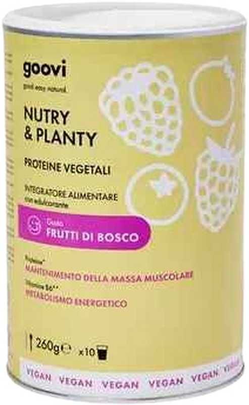 GOOVI NUTRY & PLANTY Vegan Protein Berries 260g