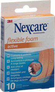 3M Nexcare Pflaster Flexible Foam Active Bands 6x10cm 10 Stück 3M Nexcare Pflaster Flexible Foam Active Bands 6x10cm 10 Stück