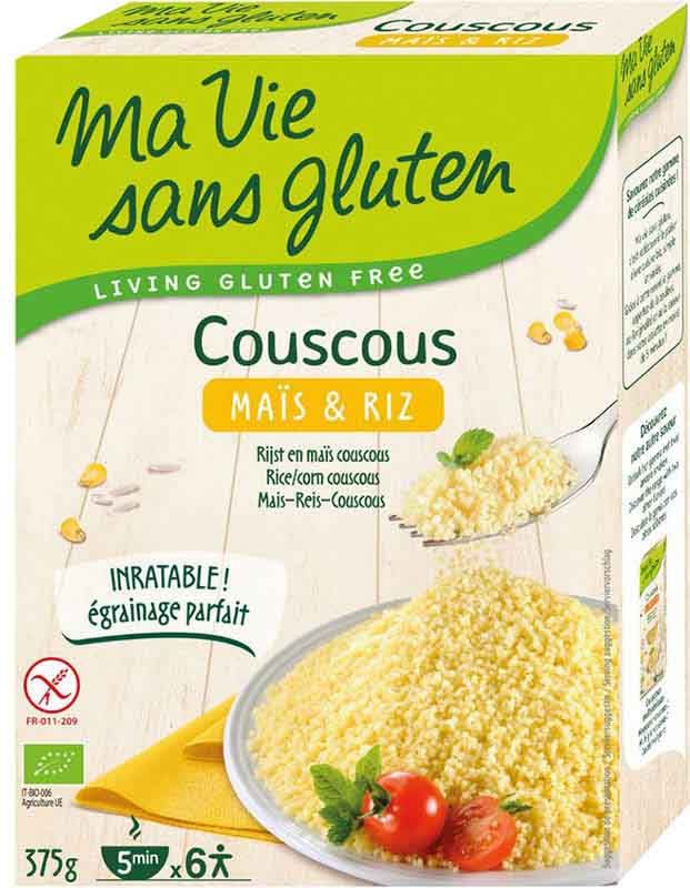 MA VIE S GLUT Couscous aus Mais und Reis Btl 350g