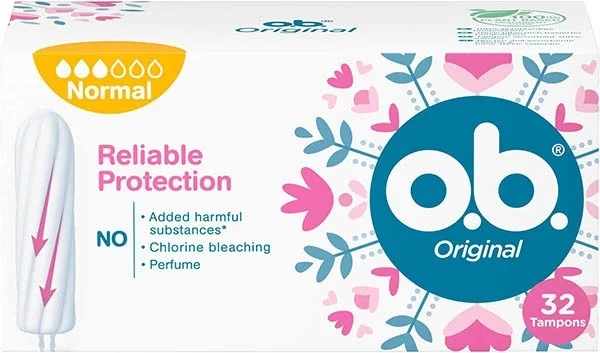 o.b.® Tampons Original Normal Karton 32 Stück