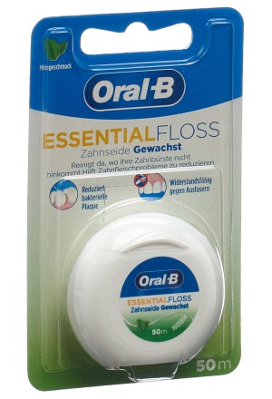 Oral-B Essentialfloss 50m Mint gewachst Oral-B Essentialfloss 50m Mint gewachst