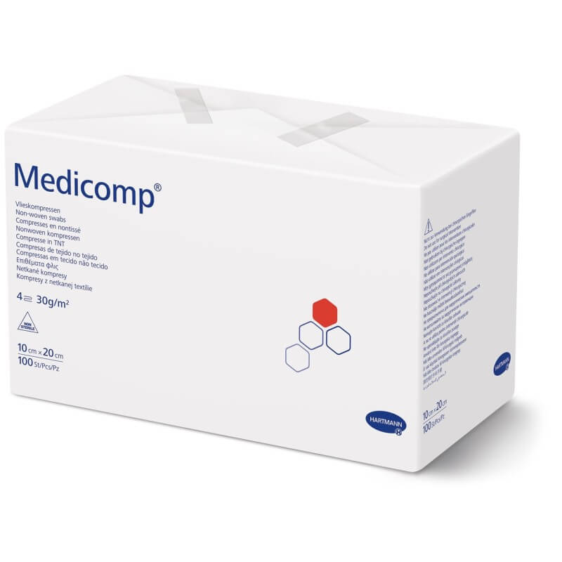 Medicomp 4 fach S30 10x20cm unsteril Btl 100 Stück
