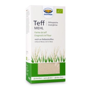 GOVINDA Teff Mehl Bio 450g GOVINDA Teff Mehl Bio 450g
