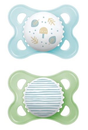 MAM Original Nuggi 0-6 Monate blue/green 2 Stück