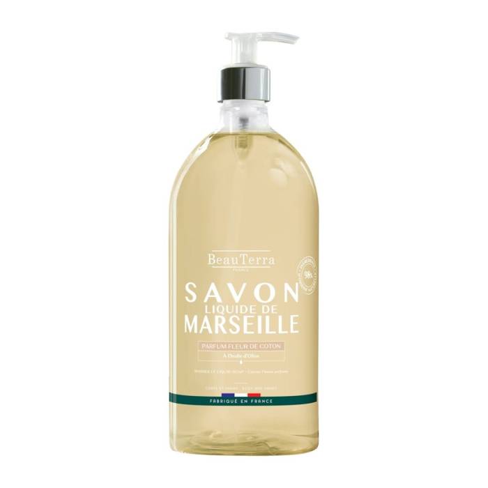 BeauTerra Flüss Seife Marseille Baumwollb 1000ml BeauTerra Flüss Seife Marseille Baumwollb 1000ml