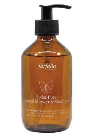 FARFALLA Swiss Pine Natural Shower&Shamp Tb 250ml FARFALLA Swiss Pine Natural Shower&Shamp Tb 250ml