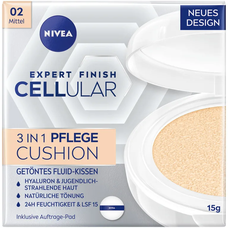 Nivea Hyaluron Cellular Filler 3 in 1 Cushion Make-Up 15g