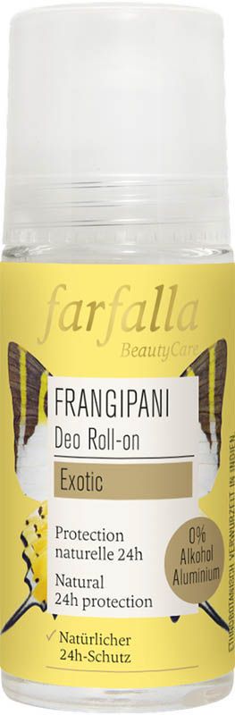FARFALLA Blumig Deo Roll-on Frangipani 50ml FARFALLA Blumig Deo Roll-on Frangipani 50ml