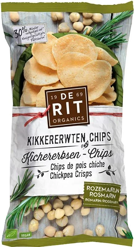 De Rit Kichererbsen-Chips Rosmarin Bio Btl 75g