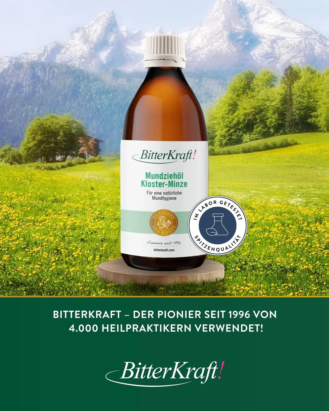 BitterKraft! Mundziehöl Kloster-Minze 200ml