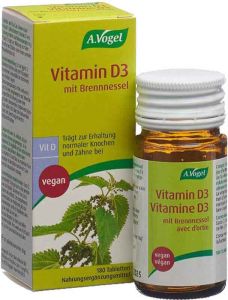 A. Vogel Vitamin D3 mit Brennnessel Tabletten 180 Stück