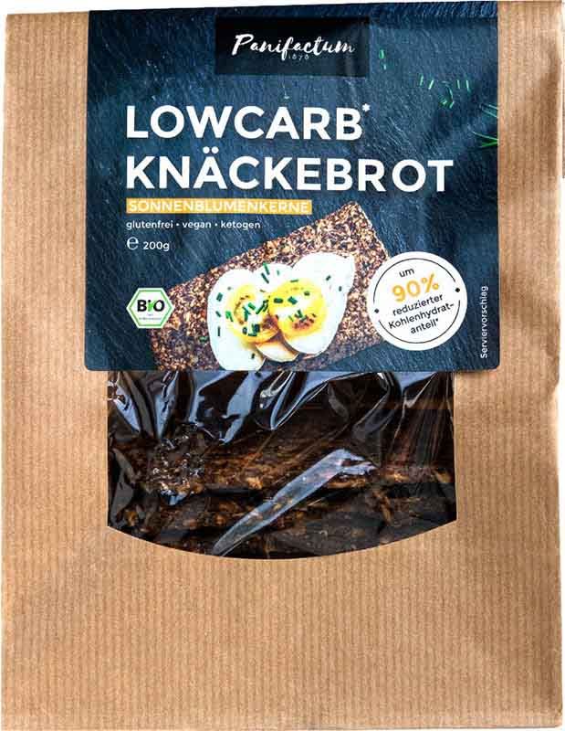 PANIFACTUM Lowcarb Knäckebrot Bio glutenfrei 200g