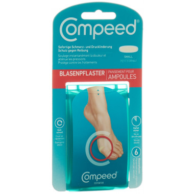 Compeed® Blasenpflaster S 6 Stück Compeed® Blasenpflaster S 6 Stück